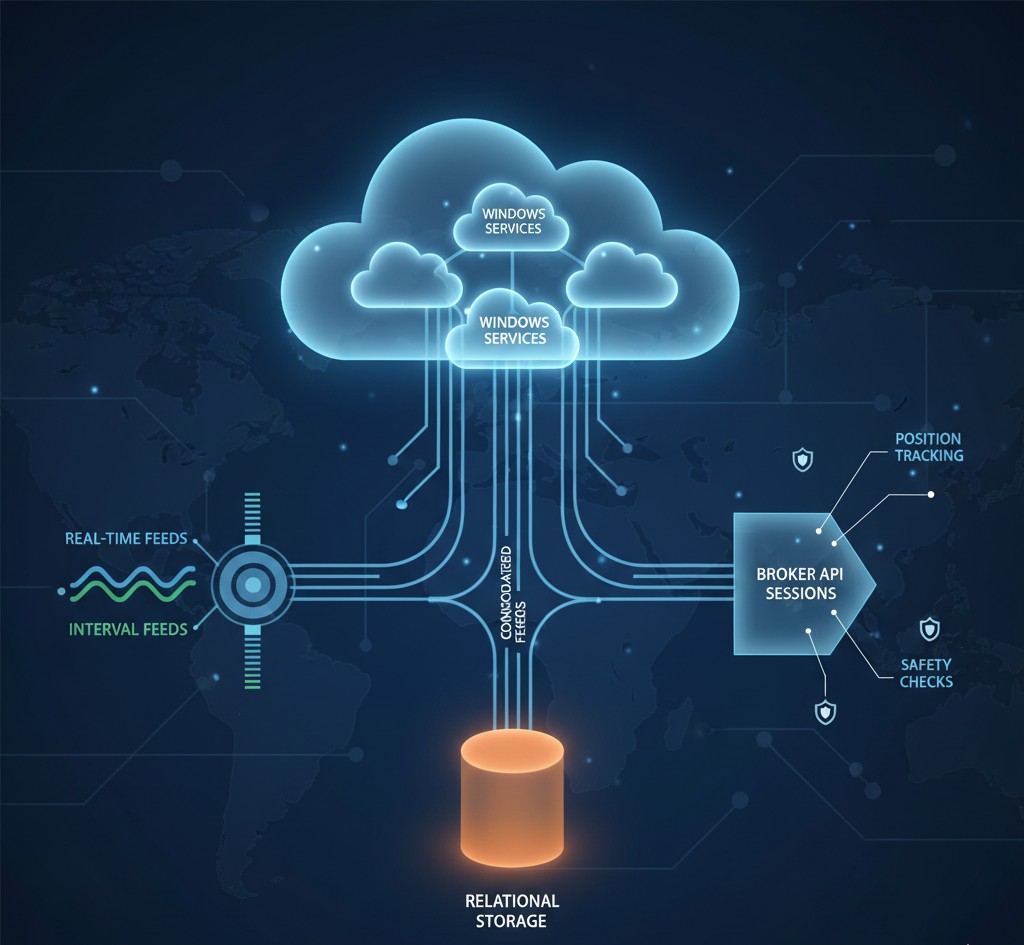 System architecture (cloud-hosted)